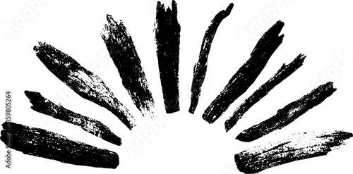 Black and white driftwood stencil design for art and decor projects