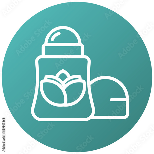 Deodorant Gradient Fill Icon, Mini Illustration Relate To Personal Care. Use For Modern Concept, Ui, Ux Web And App Development.