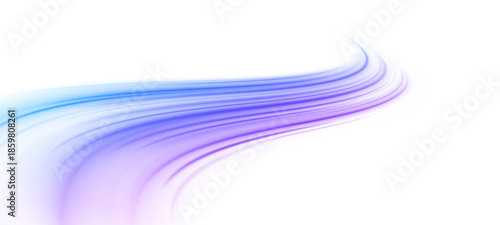 Neon blur streak, fast road background. Dynamic car silhouette, glowing speed design illustration.