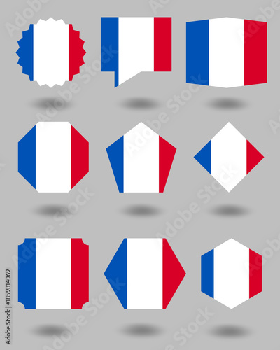 Free Download France flag button  - GFXLoad
