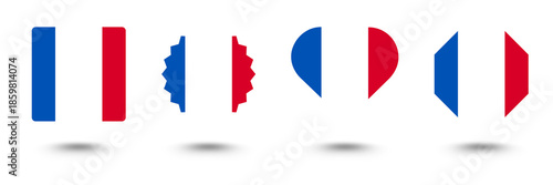 Free Download France flag button  - GFXLoad