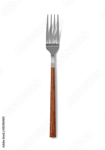 Stainless steel fork with w...