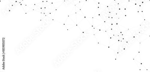 Abstract plexus-style geometric mesh with interconnected dots and lines forming a tech-inspired background.