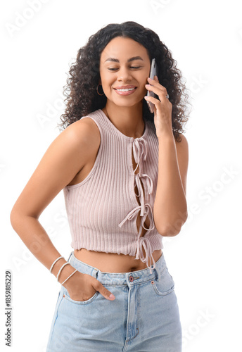 Beautiful young African-Ame...