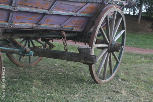 old farm wagon