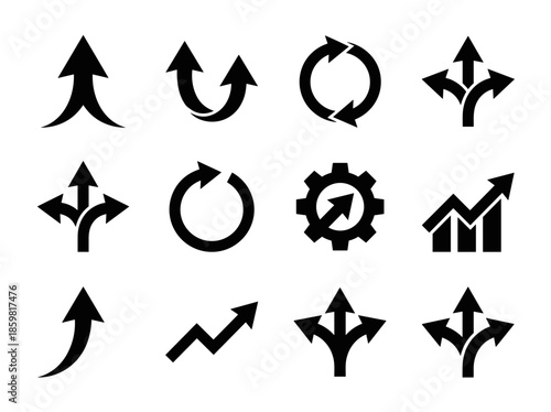 Diverse Arrow Icons Collection