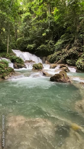 Piala waterfall luwuk banggai, central sulawesi, indonesia