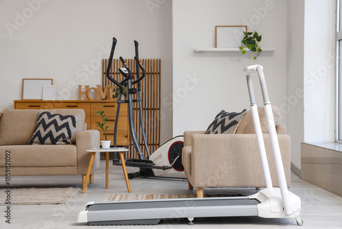 Interior of living room wit...