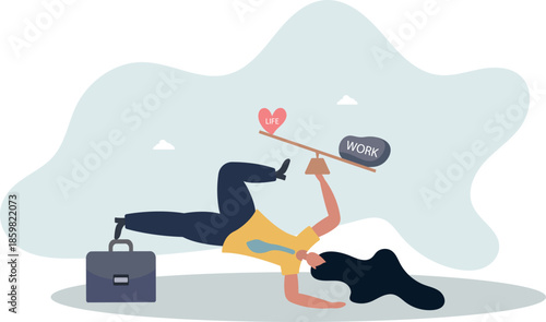 Overworked, exhaustion or burnout, unhealthy work life balance problem, too many work causing fatigue, anxiety or stress concept.life and employment of people.