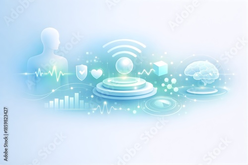 AI in Healthcare – Smart Health Monitoring Concept