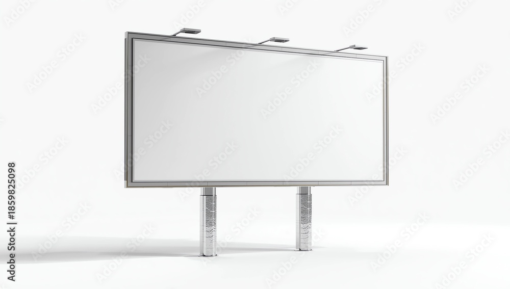 Obraz premium 3d Trade Advertising Billboard perspective view