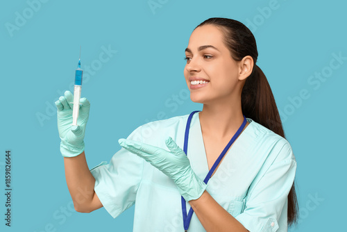 Portrait of female doctor s...