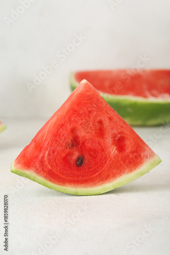 Piece of ripe fresh waterme...