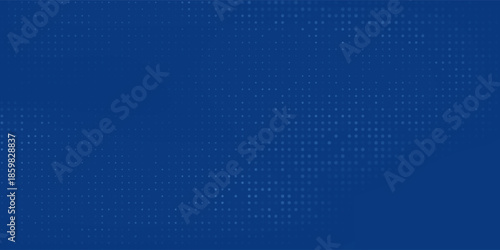 Blue pixel background. Abstract digital pattern with square elements grid. Futuristic dotted mesh with gradient geometric light art simple