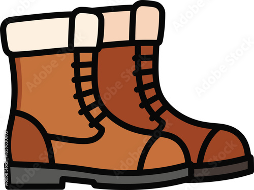 illustration of a pair of boots