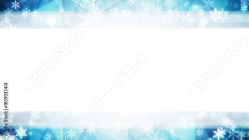 Sparkling snowflake loop background material