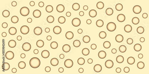 Abstract Pattern of Numerous Small Bubbles Floating Upwards.