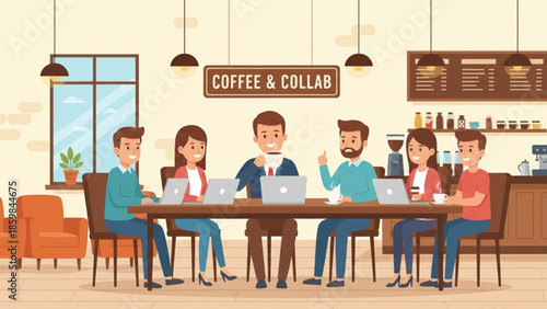 group of business people in a meeting