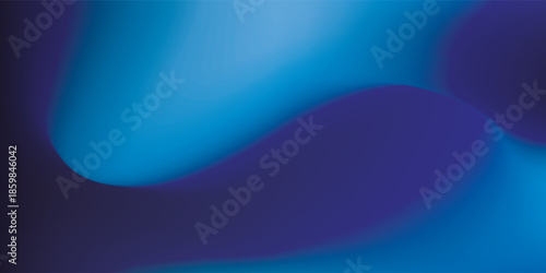 Abstract Blue and Purple Gradient Swirls.