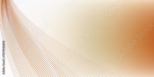Abstract Orange and Beige Lines Forming a Textured Pattern.