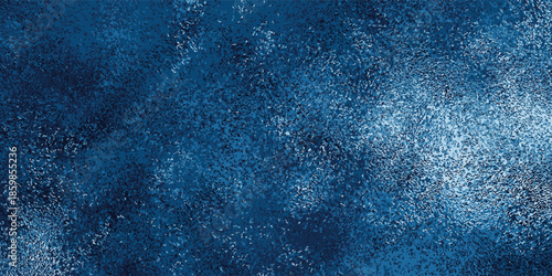 Deep Blue Textured Abstract Background with Subtle Light Effects.