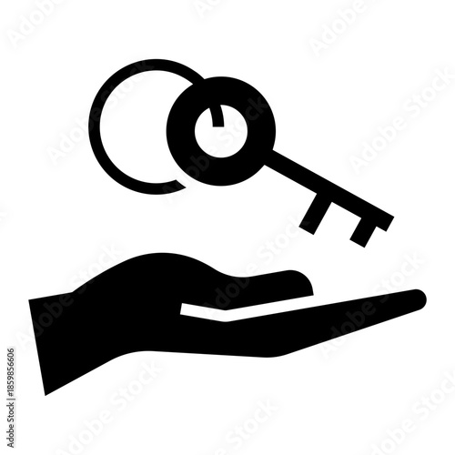 real estate agent Solid icon