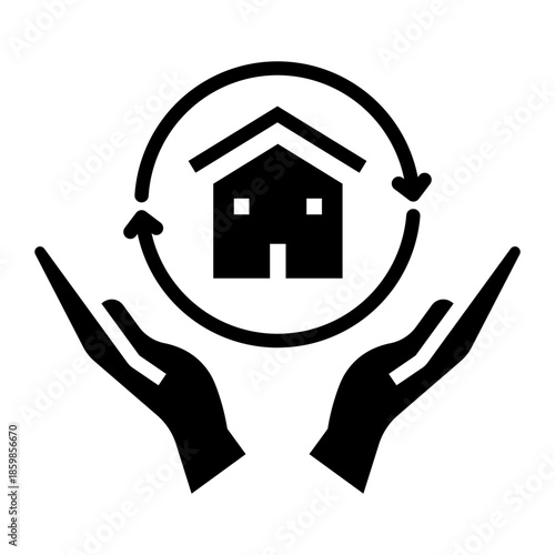 real estate agent Solid icon