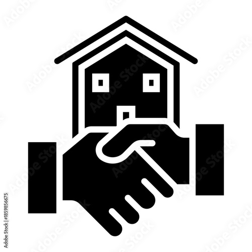 real estate agent Solid icon