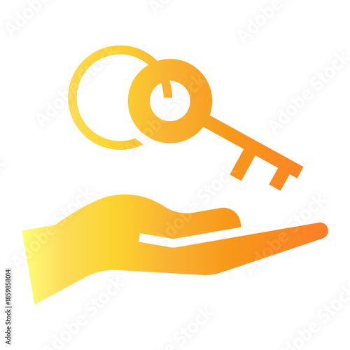 real estate agent Gradient icon