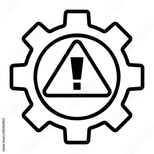 safety procedure Line Icon