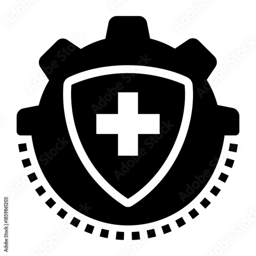 safety procedure Solid icon