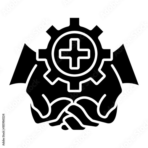 safety procedure Solid icon