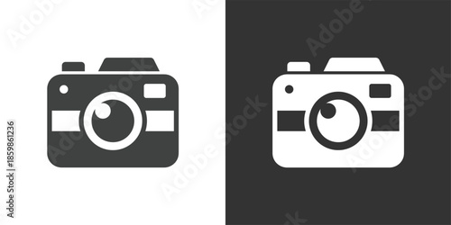 Photography Camera icon. Solid glyph series icon