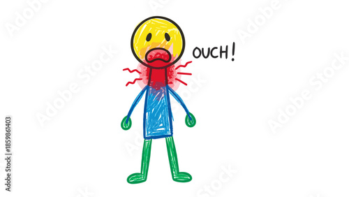 A fun cartoon vector illustration of a business person and a child holding a light bulb idea concept symbol to represent a creative drawing sign of love and innovation