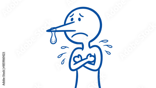 Vector illustration of a man and woman silhouette watching a flying stork carrying a newborn baby in a cartoon art style for a nature love logo design