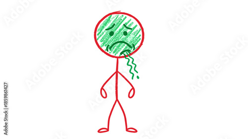 Vector illustration of heart shaped green and red balloons with decorative beads as a love symbol for a Valentine holiday celebration art design