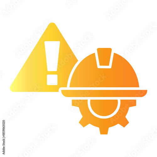 safety procedure Gradient icon