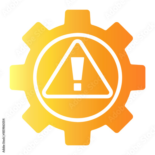 safety procedure Gradient icon