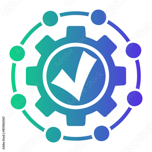 safety procedure Gradient icon