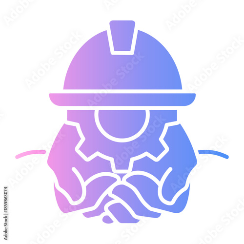 safety procedure Gradient icon