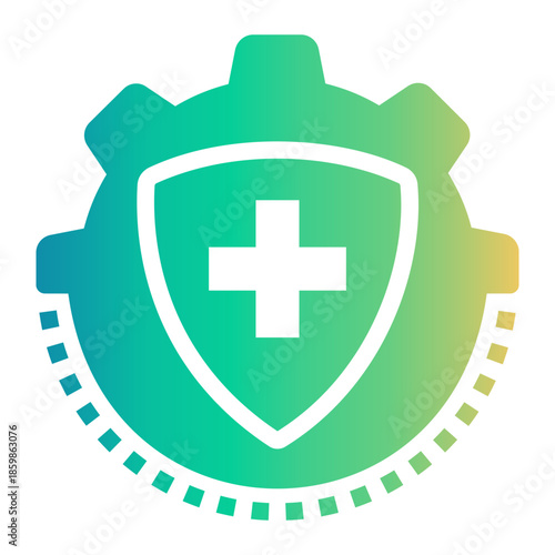 safety procedure Gradient icon