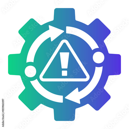 safety procedure Gradient icon