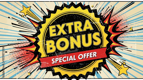 Vintage grunge rubber stamp vector illustration featuring a gold quality seal and retro business ribbon banner design for a special award badge or sale tag symbol