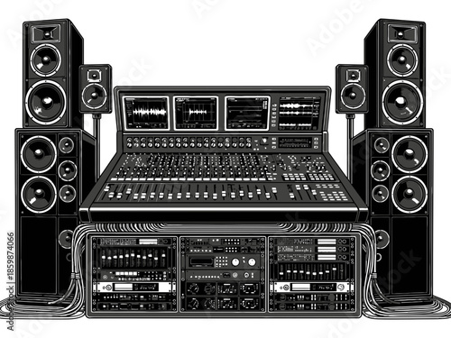 Sound System Vector