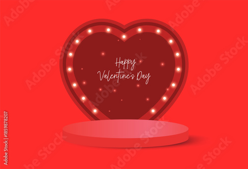 Love retro ornament red background vector