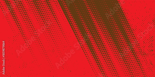 Sporty abstract striped car sticker, red and dark brown color combination, grunge pattern, motorsport racing design, Modern.