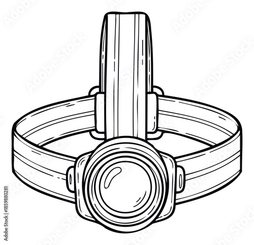 Essential headlamp device offering reliable handsfree illumination for adventurers, workers, and enthusiasts in various lowlight conditions and tasks