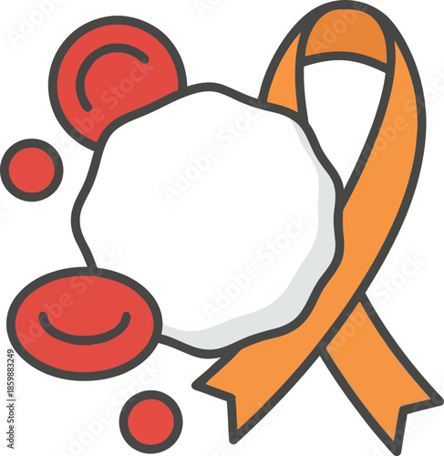 Colorful Stethoscope and Heartbeat Symbols for Medical and Healthcare Concept