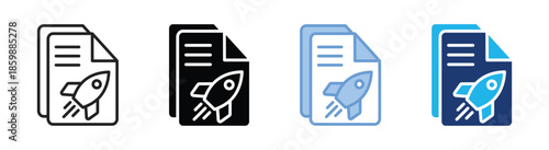 Boost icon set multiple style collection