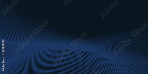 3D modern wave curve abstract presentation background. Luxury paper cut background. Abstract decoration, golden pattern, halftone gradients, 3d Vector illustration.